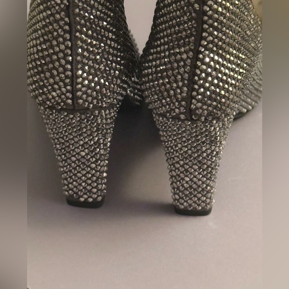 NIB - Lola Cruz silver studded boots - size 39 or US 8 - Picture 11 of 13
